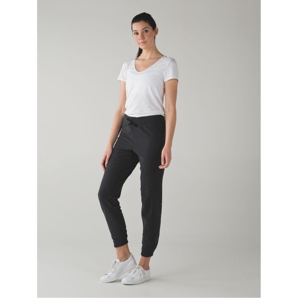 lululemon Kick It Sweatpant - heathered black - W5L35S